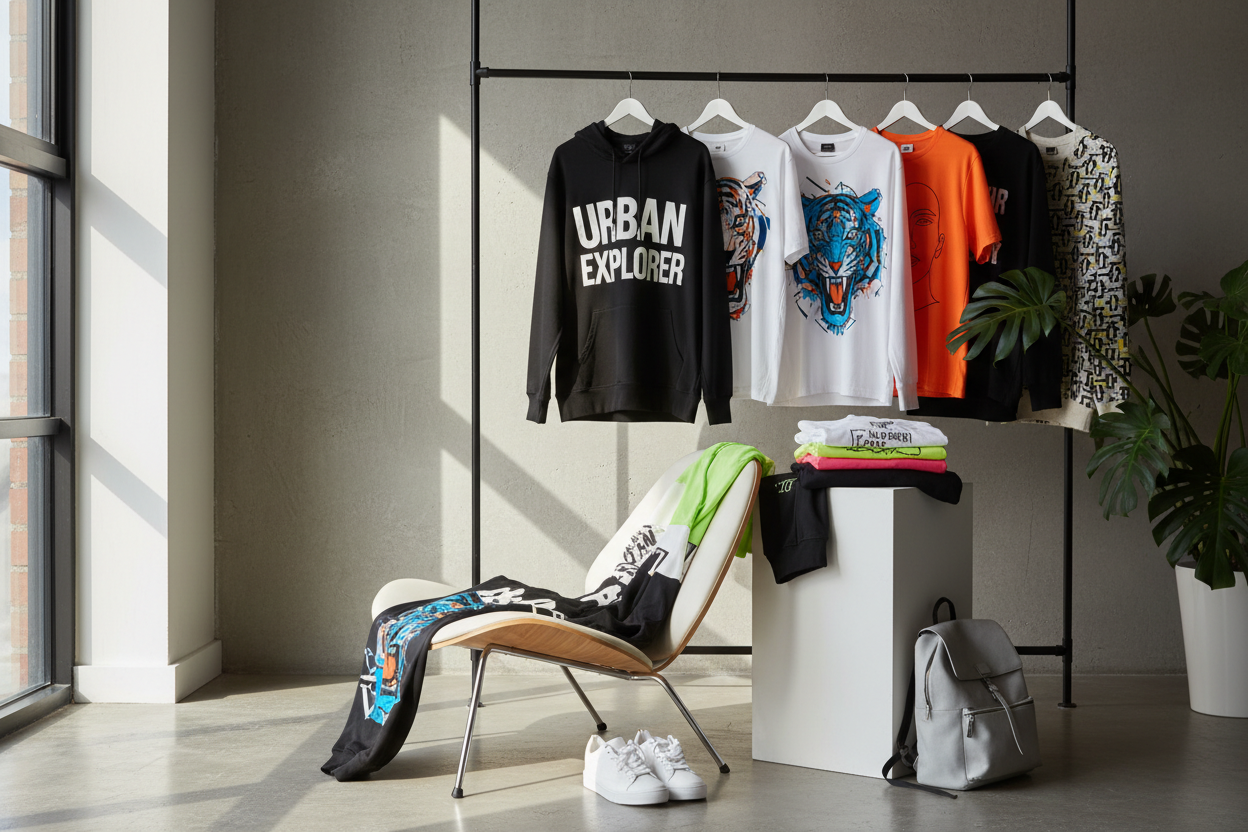 printed T shirts and hoodies fashion